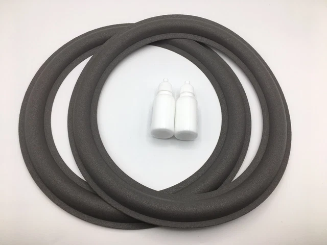 2x Schaumstoff Sicken Passen Für Dynaudio 11“ 30w54/30w100,Inkl 40ml Kleber #22