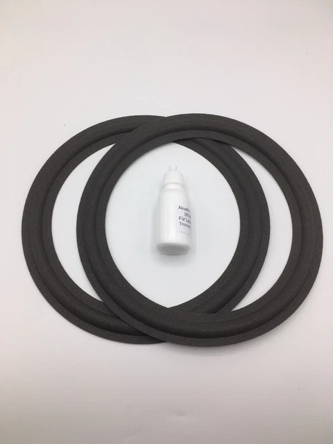 2x Sicken Passen Für Bang&Olufsen 8" S120,S120-2,MC120-2, Inkl 20ml Kleber #23
