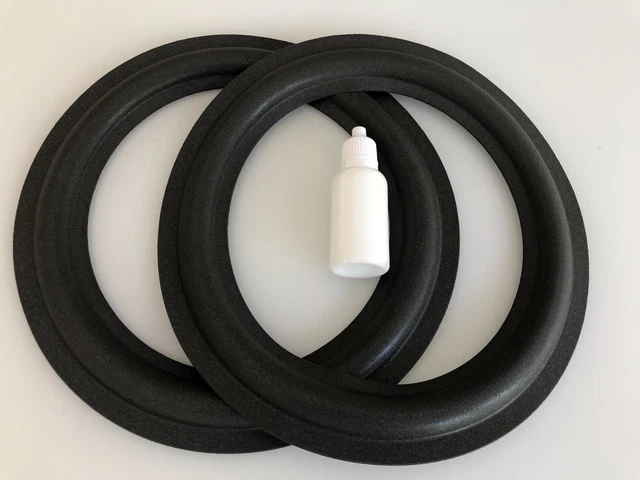 2x Schaumstoff Sicken Passen Für Dynaudio 23W75 - 24W75 Inkl 20ml Kleber #13