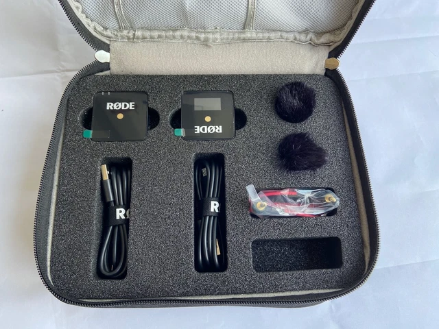 Tasche (Bag) Passen Für Rode Wireless Go / II Single  Mikrofonsystem Neu. B 1