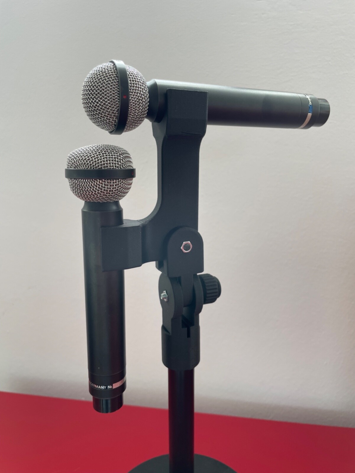 Doppel (L) 2 axige Gelenk Mikrofonklemme für beyerdynamic M130/ M160 D6