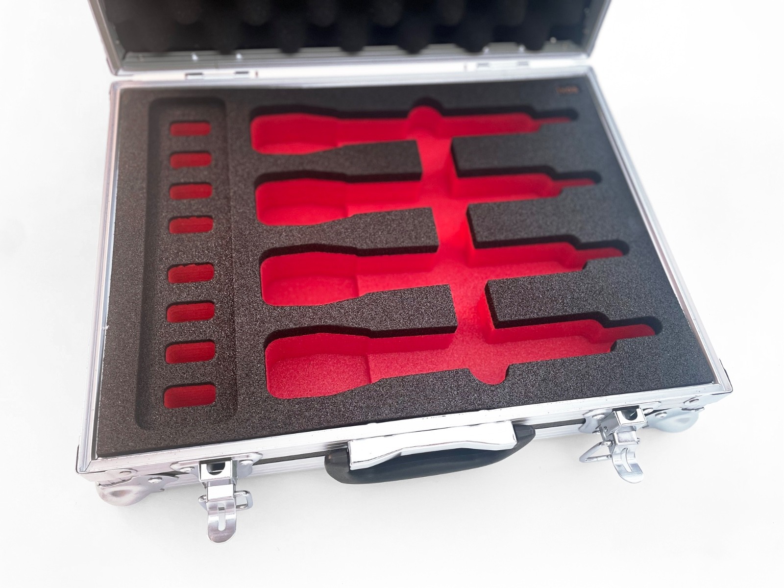 (Case) Passen Für Sennheiser EW G3/G4 4er Set Handsender Rot / Schwarz Neu C 2