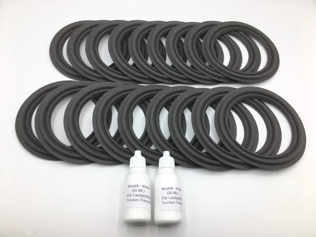 18xSchaumstoff Sicken Passen Für Bose 901 M-Profil inkl 40ml Kleber#19